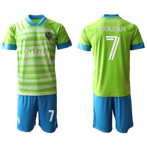 Seattle Sounders Fodboldtrøjer Roldan 7 Børn Hjemmebanesæt 2020/21 Kort ærmer Seattle Sounders Fodboldtrøjer Roldan 7 Børn Hjemmebanesæt 2020/21 Kort ærmer